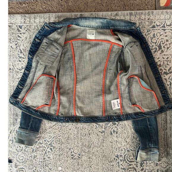 Joe’s Jeans Denim Classic Trucker Style Jean Jacket Size Medium - Picture 3 of 12